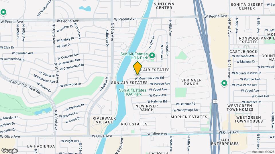 9714 W Mountain View Rd Map and Location Details