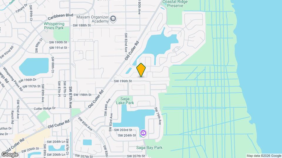 7950 SW 195th Terrace Map and Location Details
