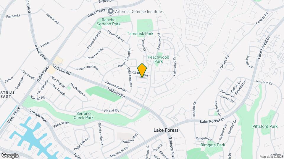 25245 Tanoak Ln Mapa y Detalles de la Ubicación