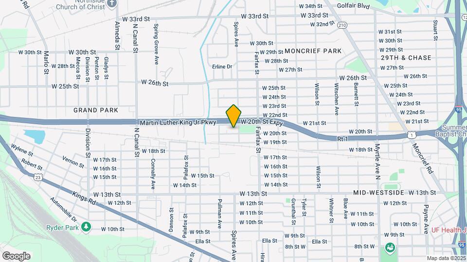 1911 W 20th St Map and Location Details