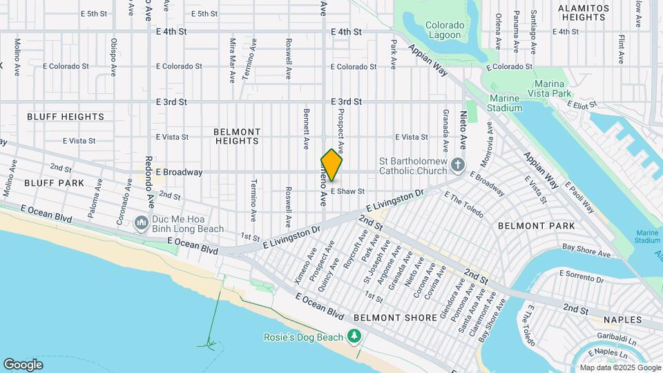 4419 E Shaw St Map and Location Details