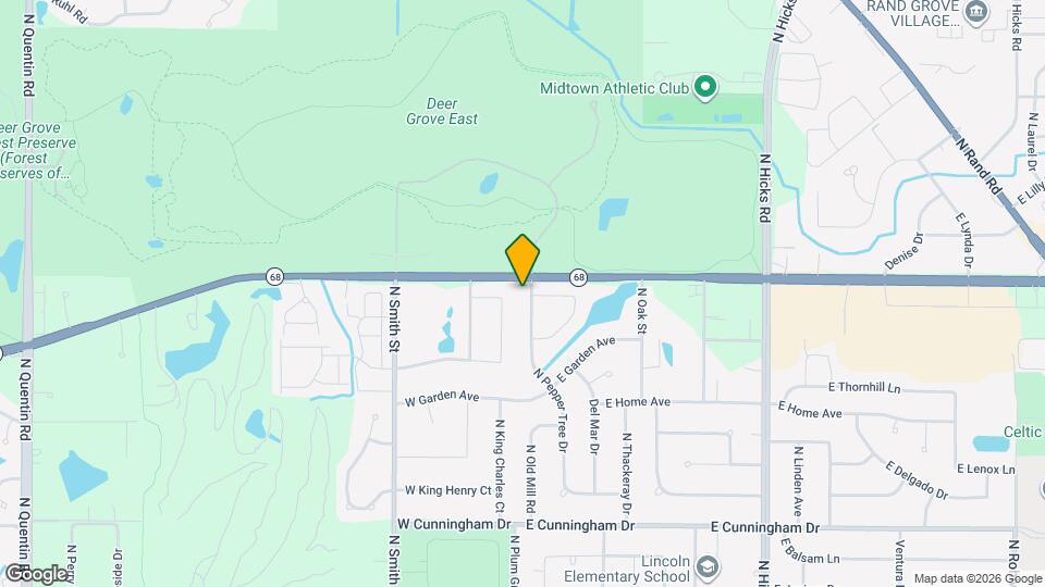 1540 N Pepper Tree Dr Map and Location Details