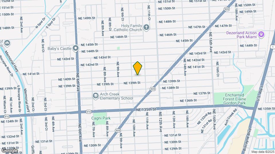 1030 NE 140th St Mapa y Detalles de la Ubicación