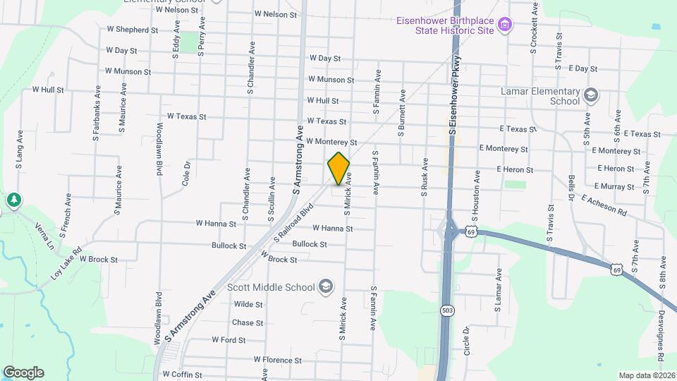 608 W Murray St Mapa y Detalles de la Ubicación