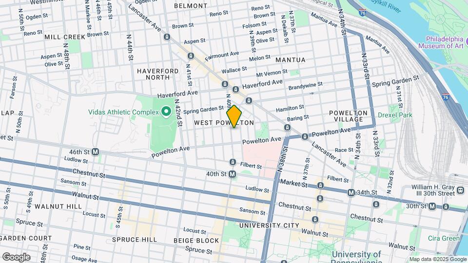 327 N 40th St Map and Location Details
