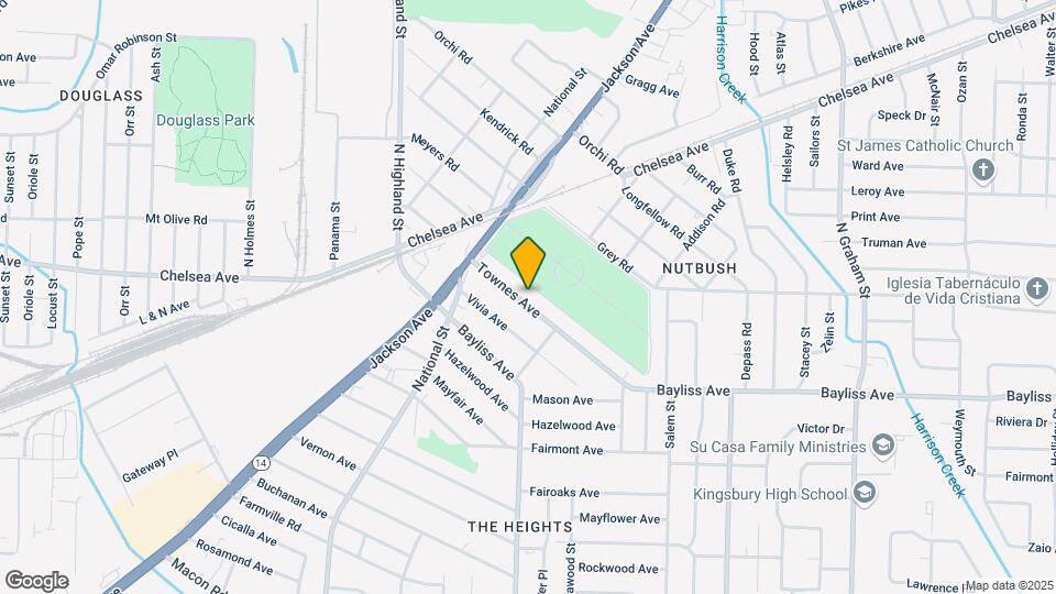 3632 Townes Ave Map and Location Details
