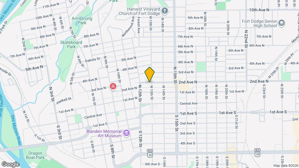 1235 2nd Ave N Map and Location Details