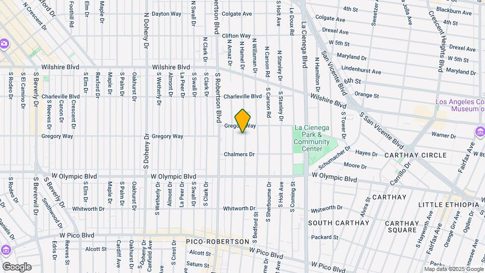 825 S Shenandoah St Map and Location Details