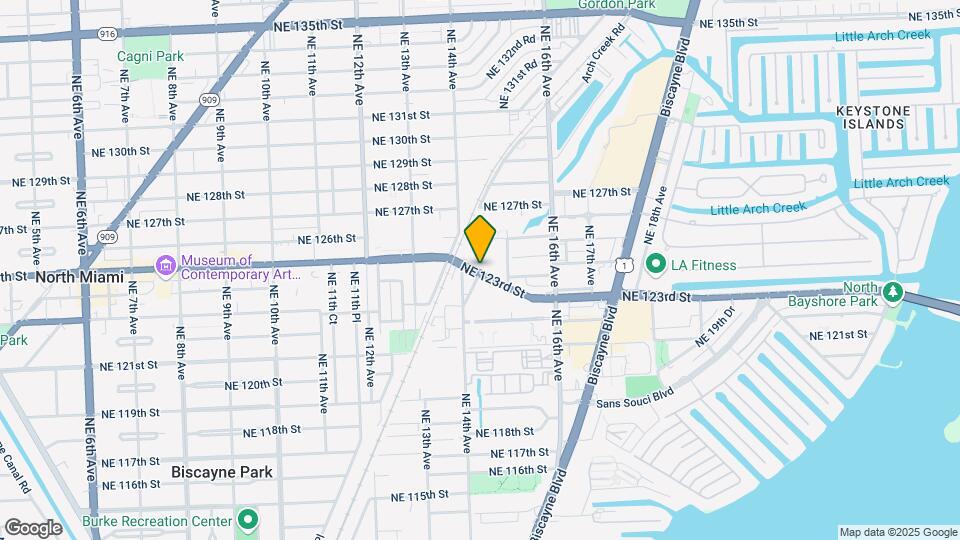 1465 NE 123rd St, Unit 810 Mapa y Detalles de la Ubicación