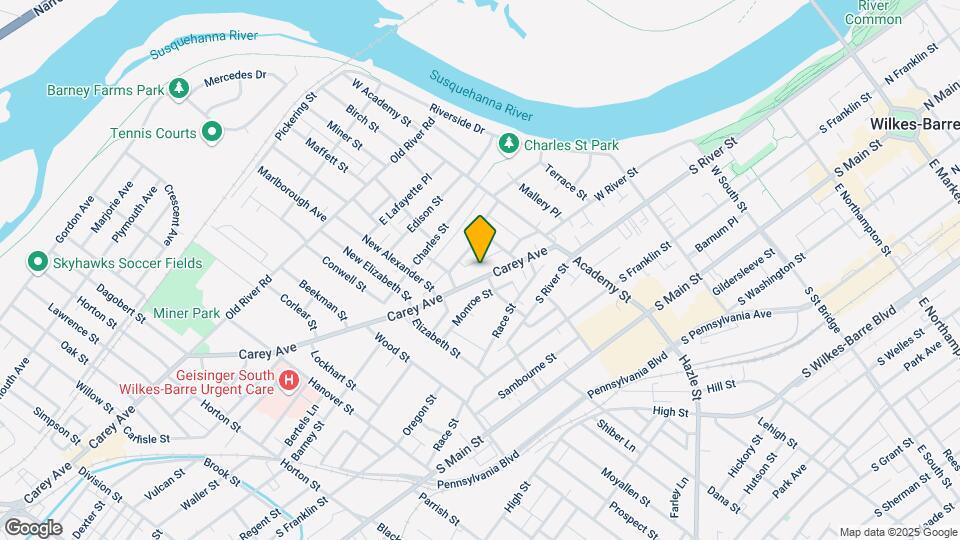 89 Carey Ave Mapa y Detalles de la Ubicación