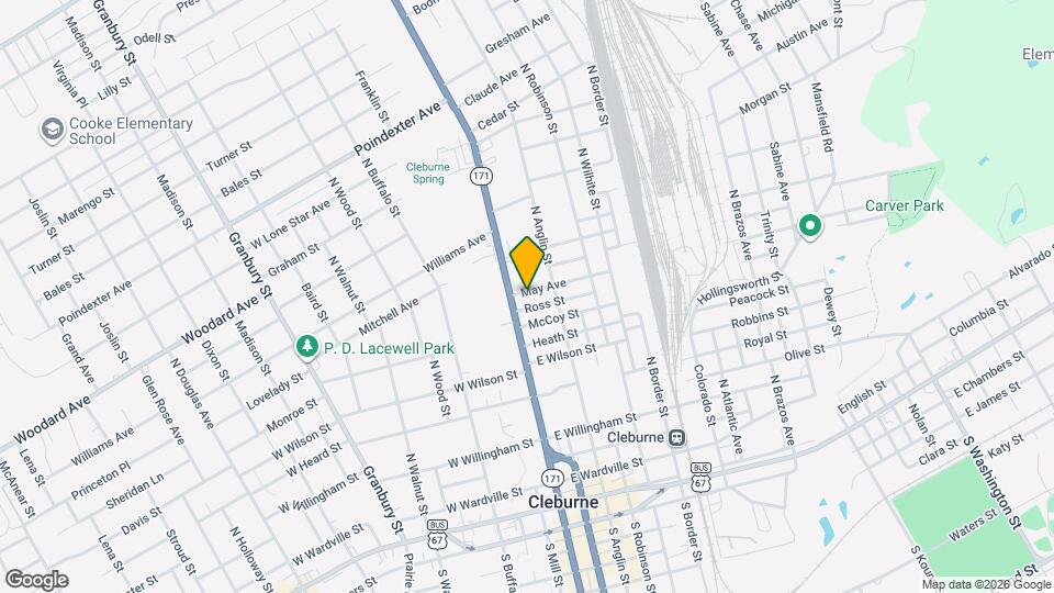 104 May Ave Map and Location Details