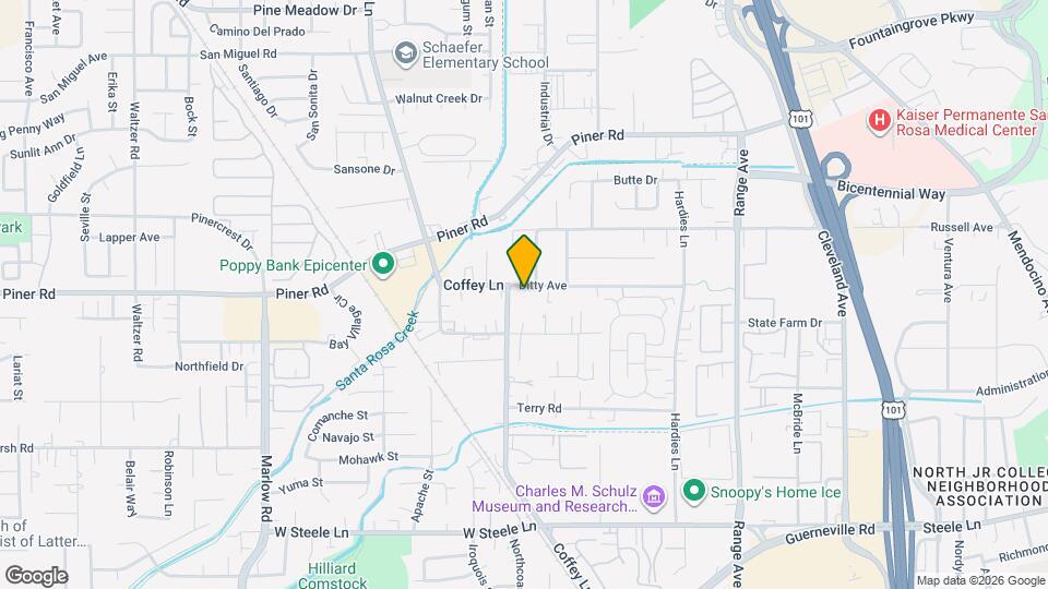 1720 Ditty Ave Map and Location Details