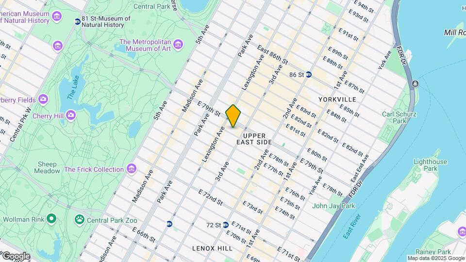 169 E 78th St Map and Location Details