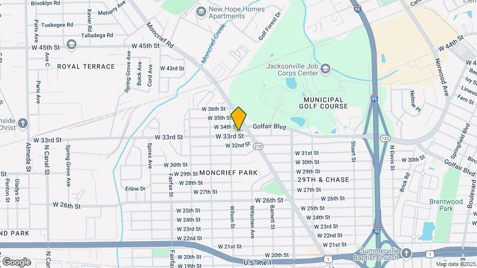1511 33rd St Map and Location Details
