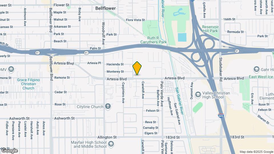 10421 Artesia Blvd Map and Location Details
