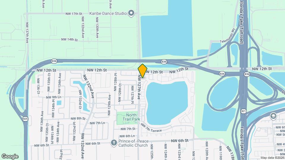 12686 NW 11th St Map and Location Details