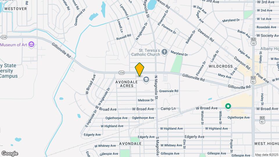 1717 Samford Ave Map and Location Details