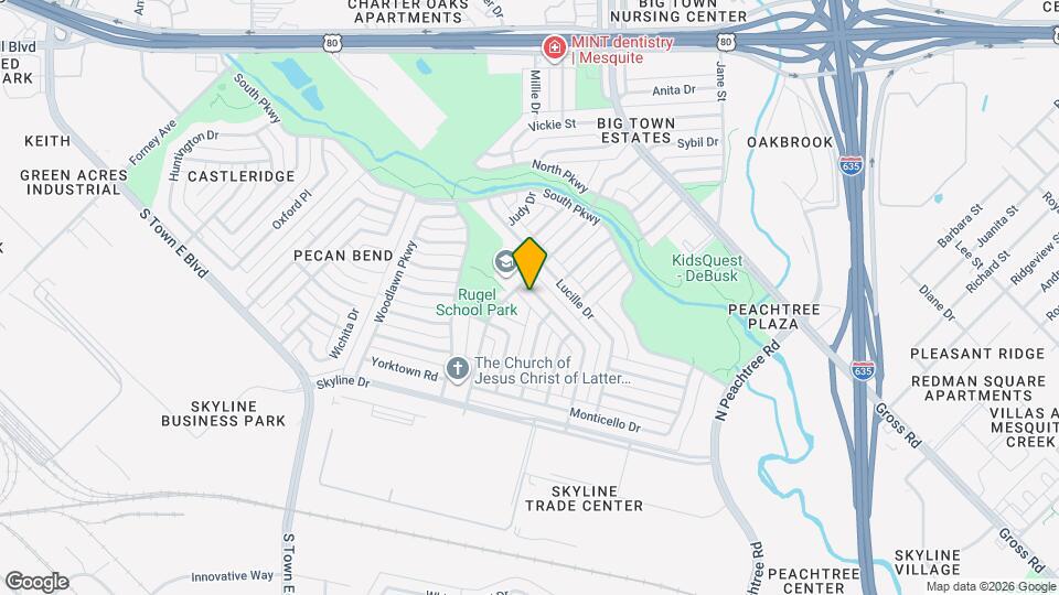 1615 Springbrook St Map and Location Details