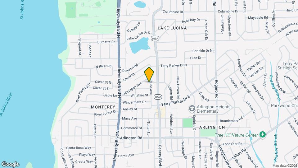 1842 Paine Ave Map and Location Details