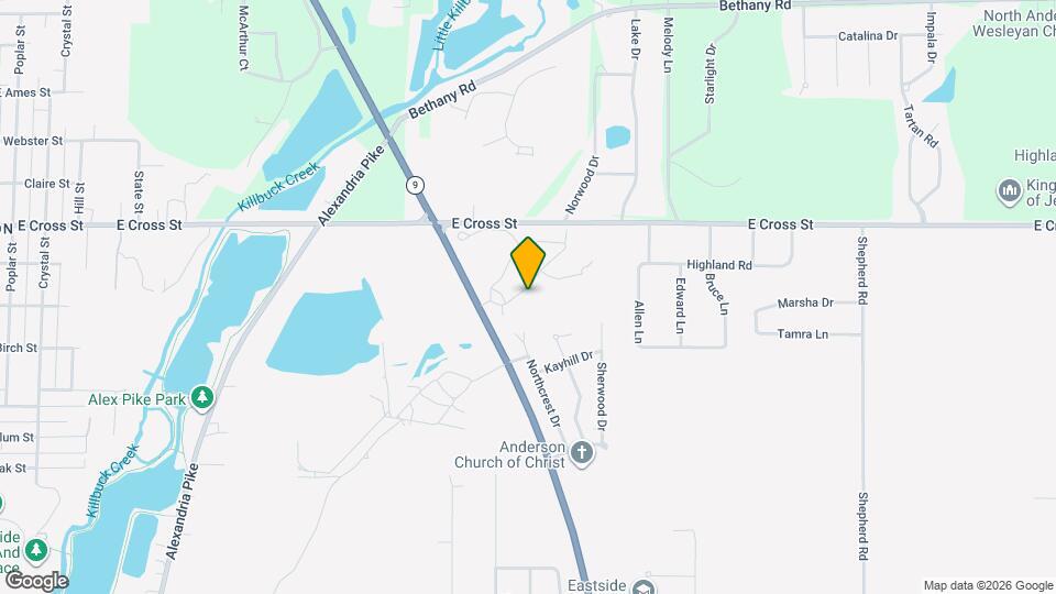 1712 S Cross Lakes Cir Map and Location Details