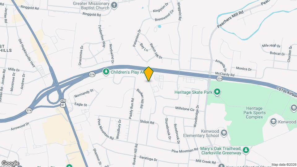 1244 Verkler Dr Map and Location Details