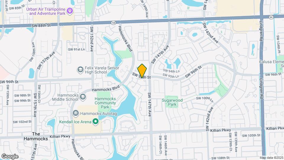 9636 SW 147th Ct Map and Location Details