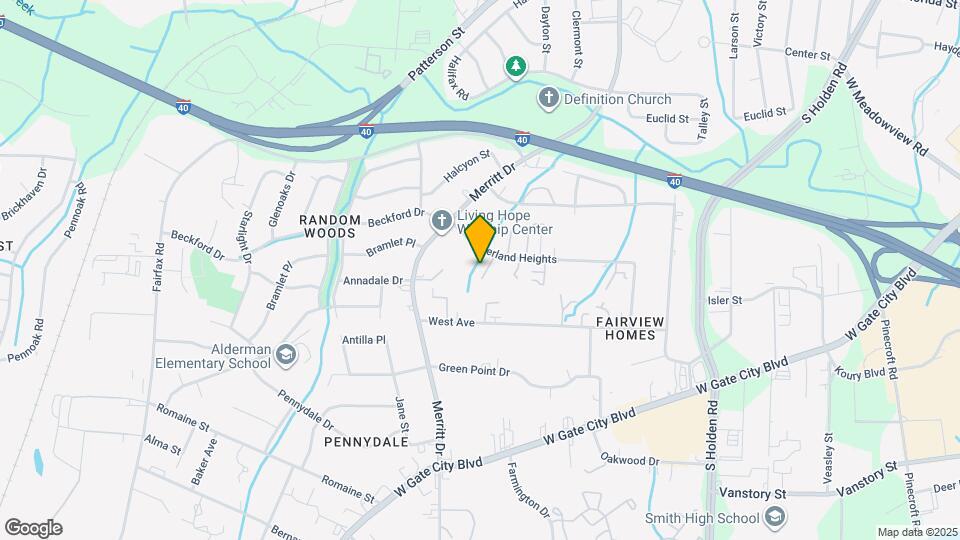 3923 Overland Hts Map and Location Details