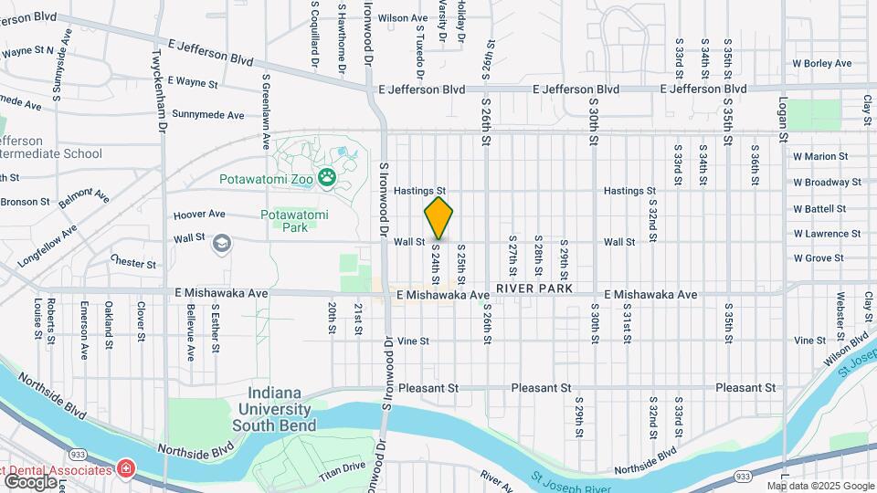 804 S 24th St-Unit -Upper Map and Location Details
