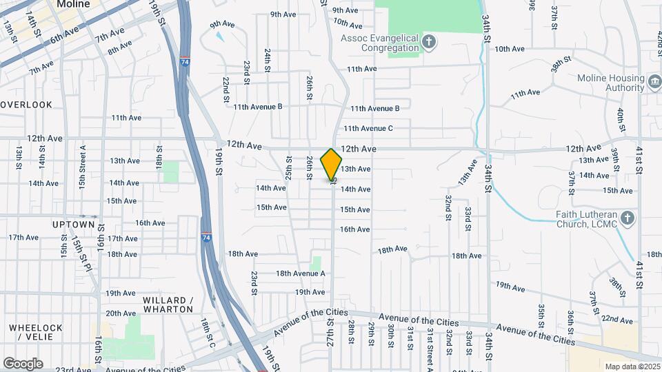 1325 27th St Map and Location Details