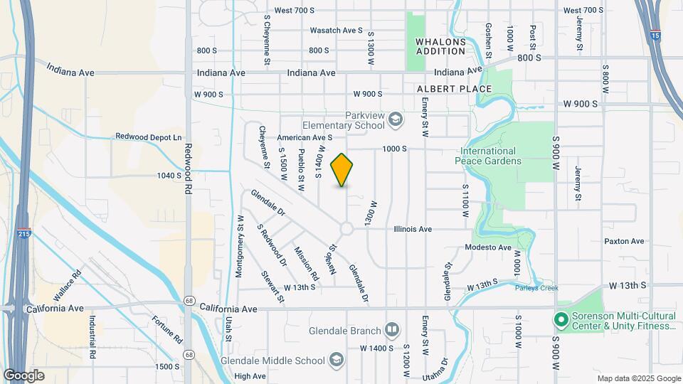 1094 Navajo St Map and Location Details