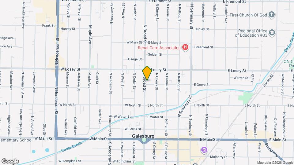 19 E Grove St Map and Location Details