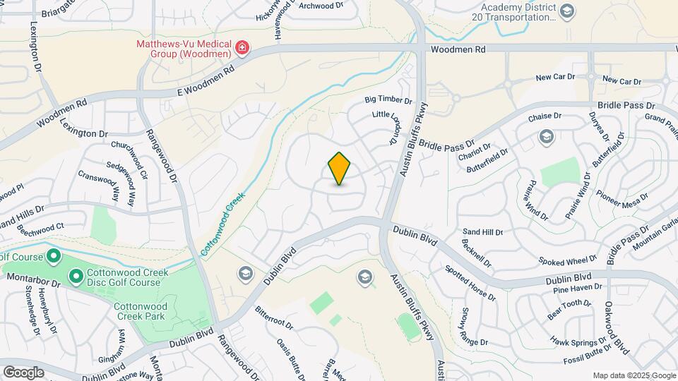 4540 Bridle Pass Dr Mapa y Detalles de la Ubicación