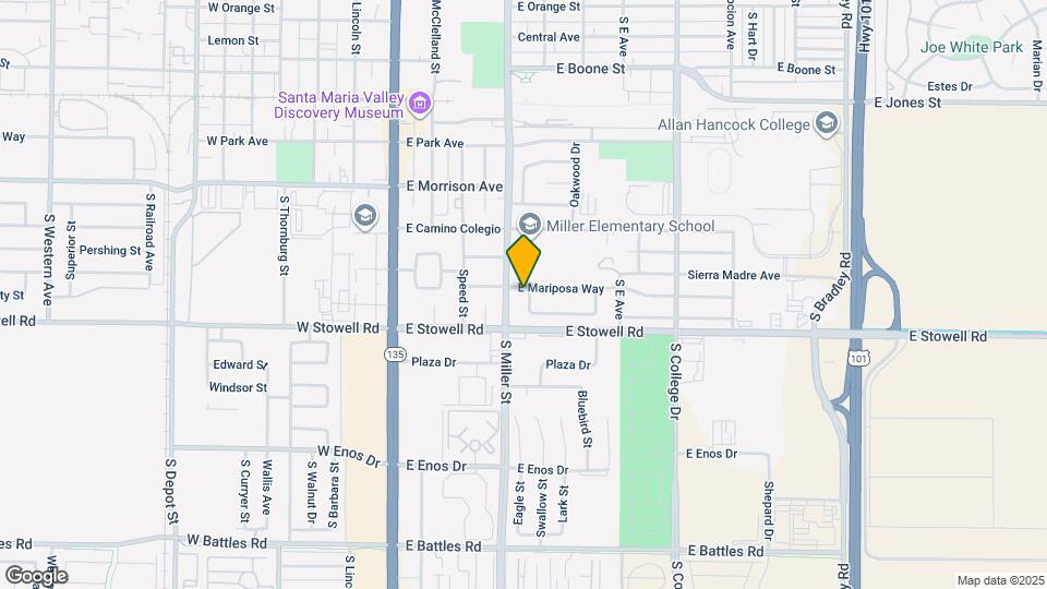 416 E Mariposa Way Map and Location Details