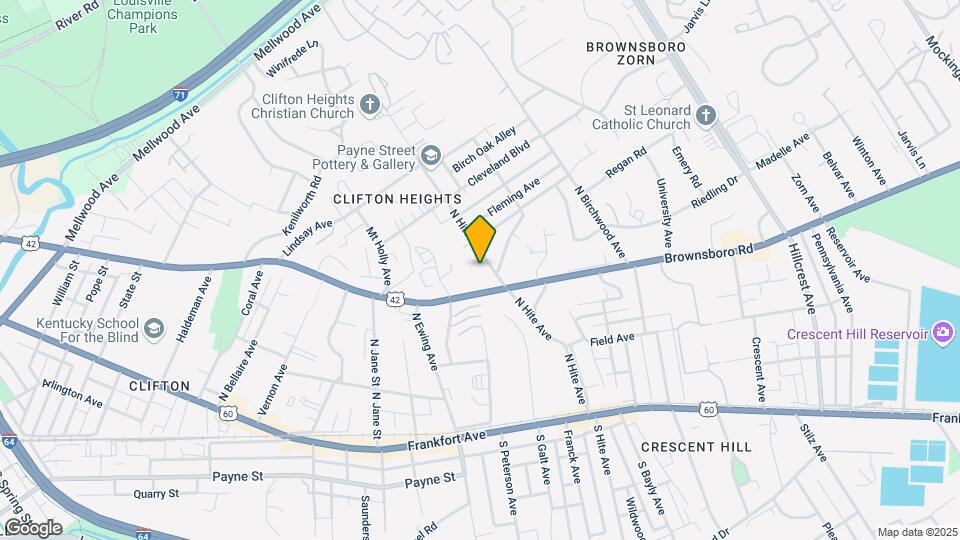 402 N Hite Ave Mapa y Detalles de la Ubicación