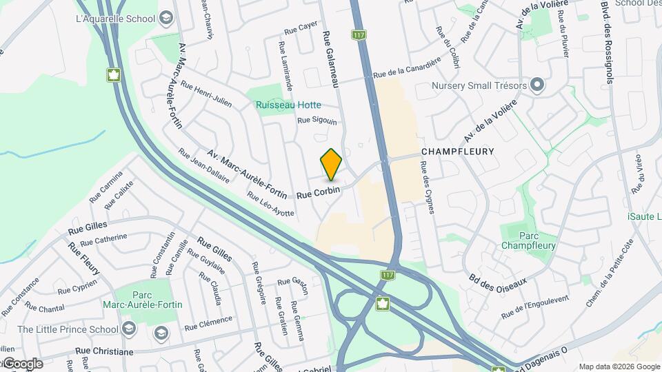 339 Corbin Rue Map and Location Details