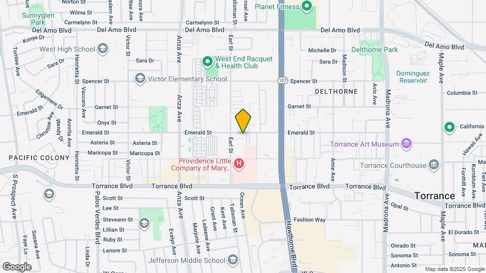 4104 Emerald St, Unit C Map and Location Details