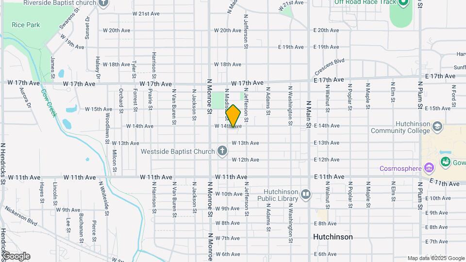 317 W 14th Ave Map and Location Details