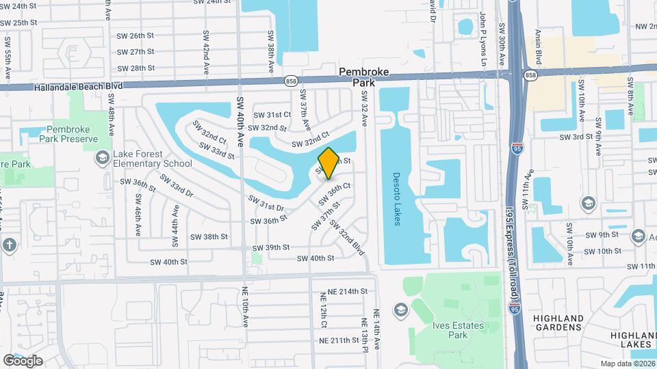 3510 SW 36th St Map and Location Details