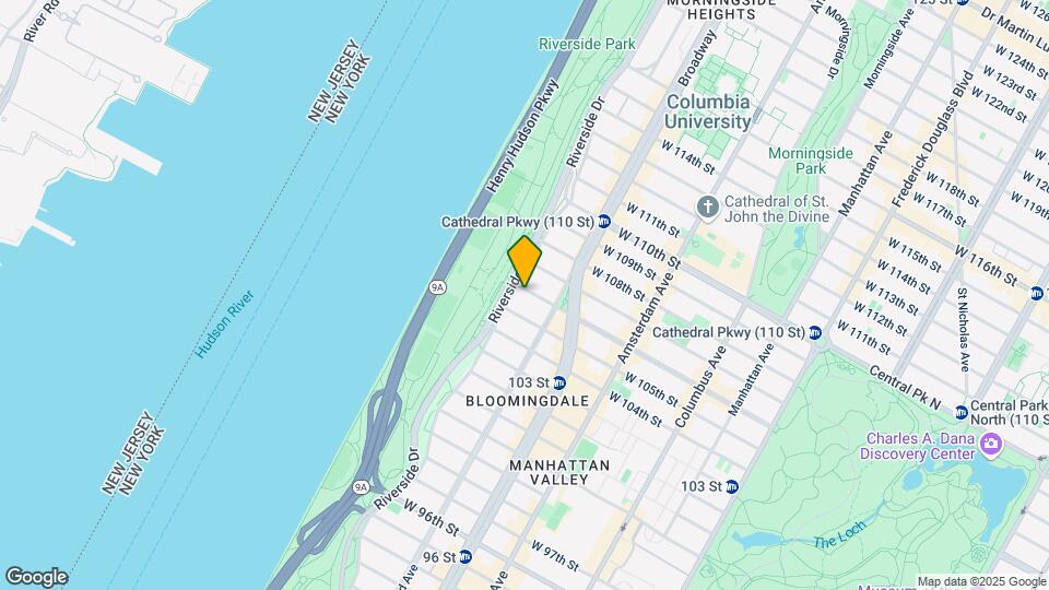 322 W 106th St Mapa y Detalles de la Ubicación