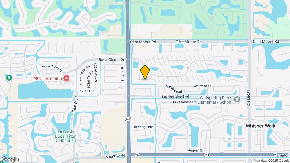 9842 Boca Gardens Trail Map and Location Details
