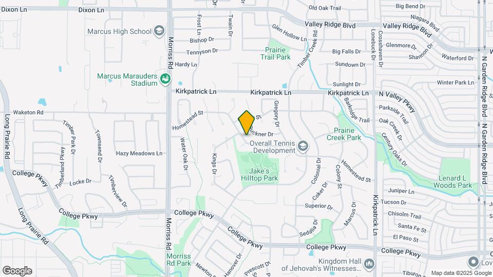 1712 Homestead St Map and Location Details