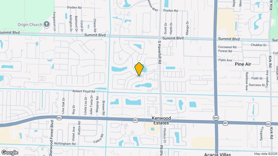 1322 Pines Ln Mapa y Detalles de la Ubicación