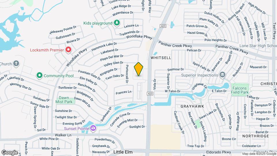 2733 Starburst Dr Map and Location Details