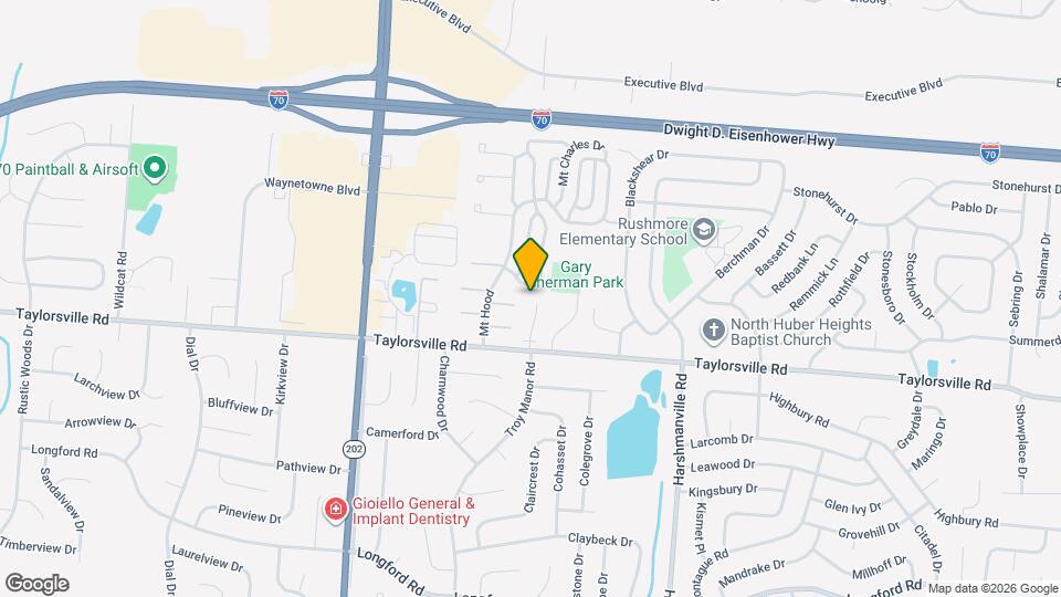 7543 Mt Ranier Map and Location Details