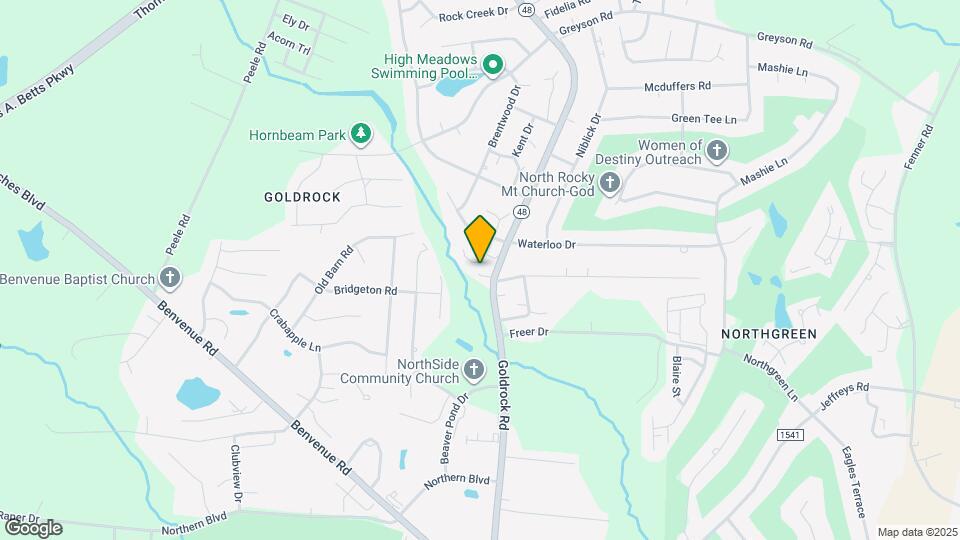 925 S Hornbeam Dr Map and Location Details