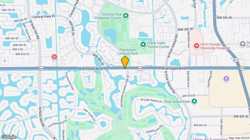 1 Jacaranda Country Club Dr, Unit 202 Map and Location Details