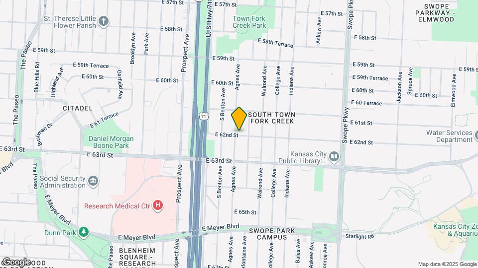 6149 Agnes Ave Mapa y Detalles de la Ubicación