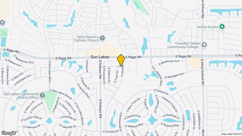 25246 S Glenburn Dr Map and Location Details