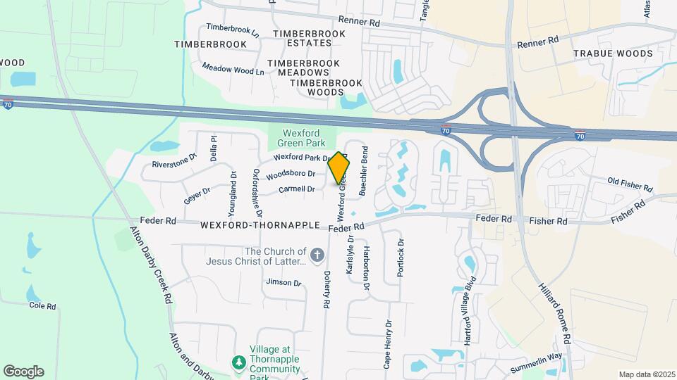 1151 Wexford Green Blvd Map and Location Details