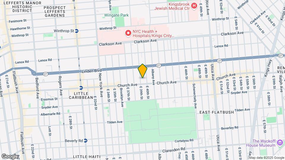 233 E 39th St Map and Location Details